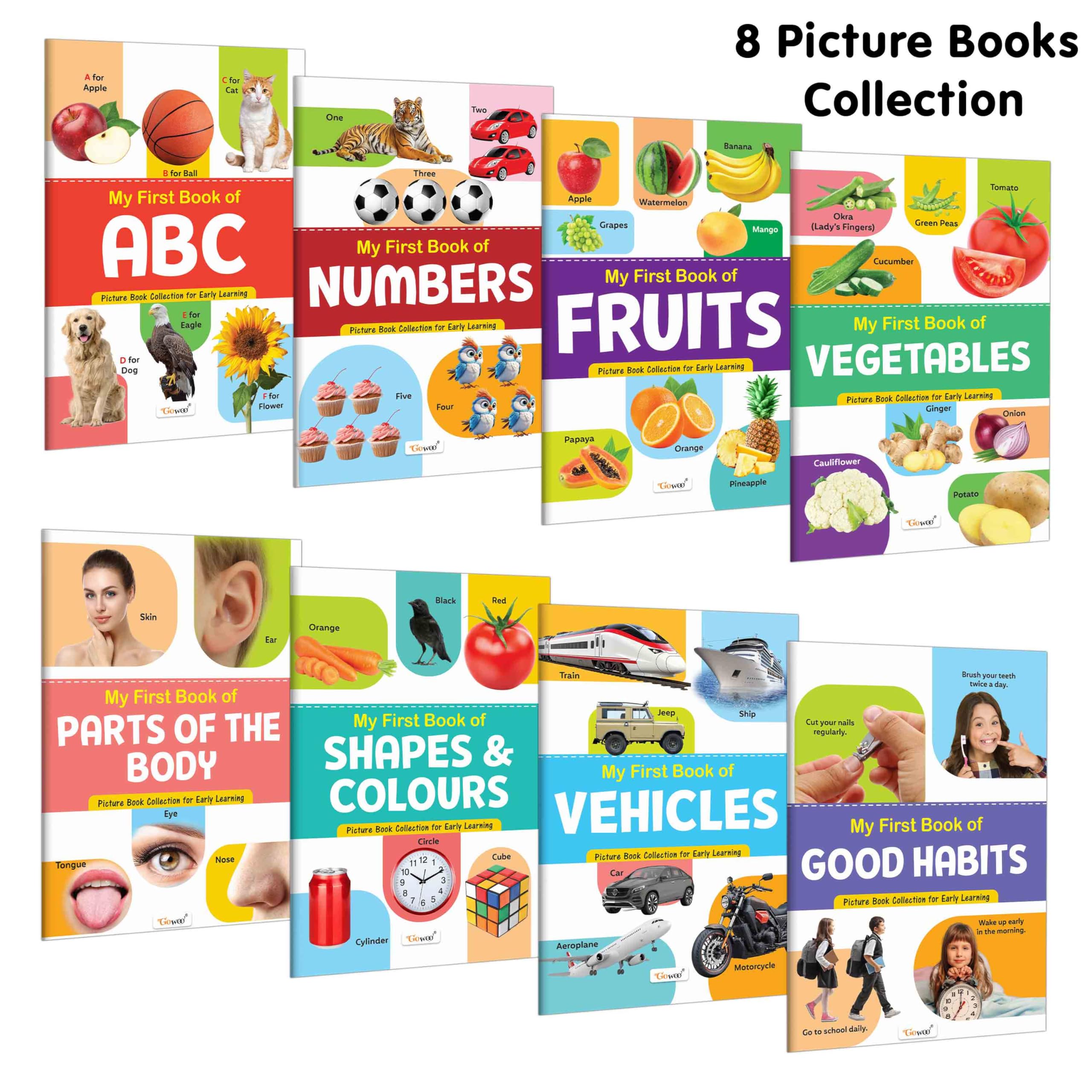 Essential Book Of All In One : My First Picture Book Collection For Early Learning Educational picture books for toddlers Collec