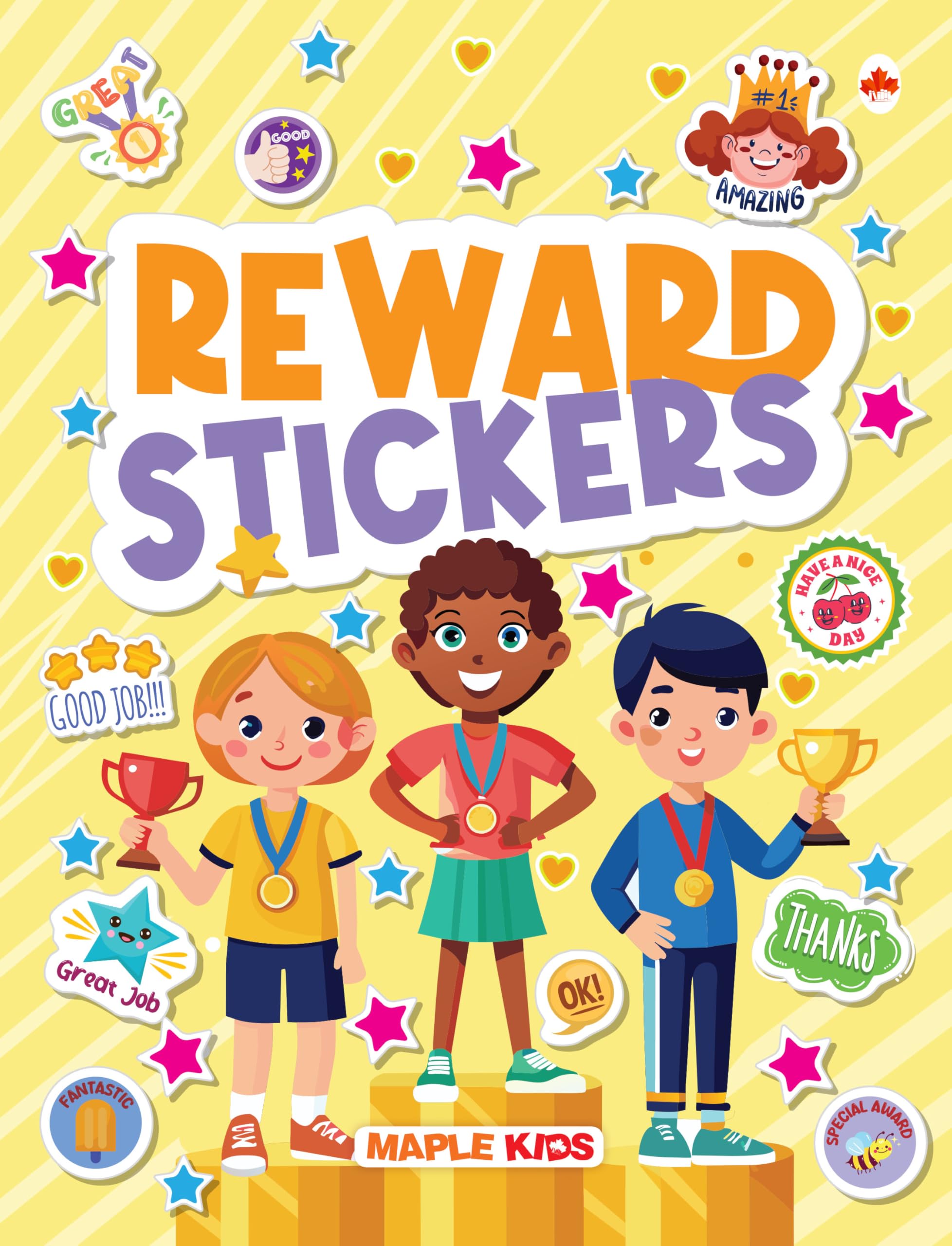 Reward Stickers  Ideal for Teachers and Parents : Sticker Book to Boost the Morale of Kids