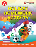 PrePrimary Holiday Homework Activity (A) Book For Kids | Practice Exercise & Colourful Illustrations For Children