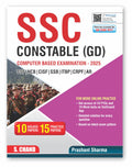 SSC GD Constable CBT Exam Book 2025 for SSF | NCB | CISF | SSB | ITBP | CRPF | AR | CRPF | 10 Previous Year Question PYQ | 10 So