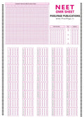 PIXELPAGE OMR Practice Sheet for the NEET/ Competitive Exams Prep: 200 MCQ 100 Sheets | Single  Sided Print | A4 Size