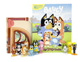 Bluey My Busy Books  Storybook, 10 figurines, playmat