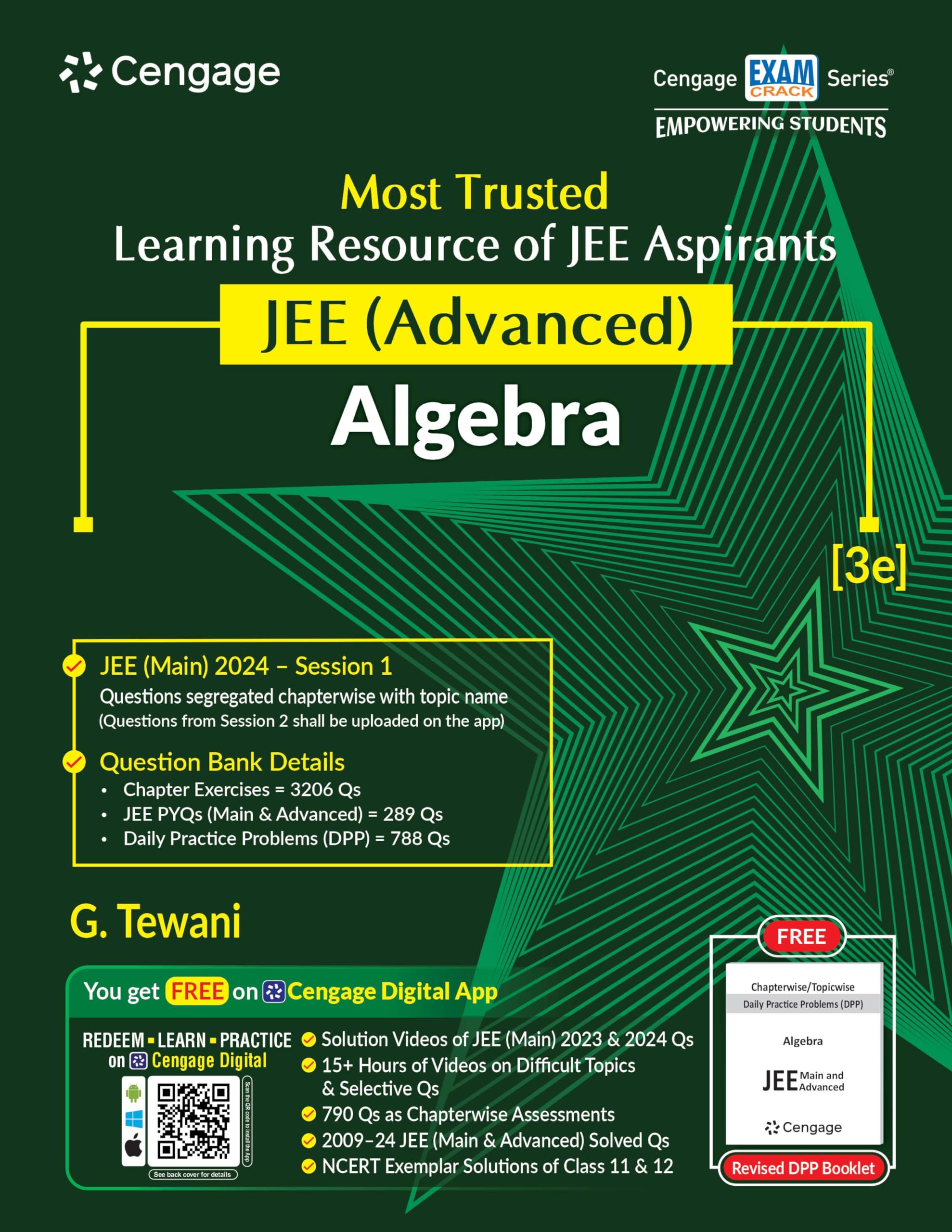 OLD EDITION JEE Advanced Algebra with Free Online Assessments and Digital Content 2024