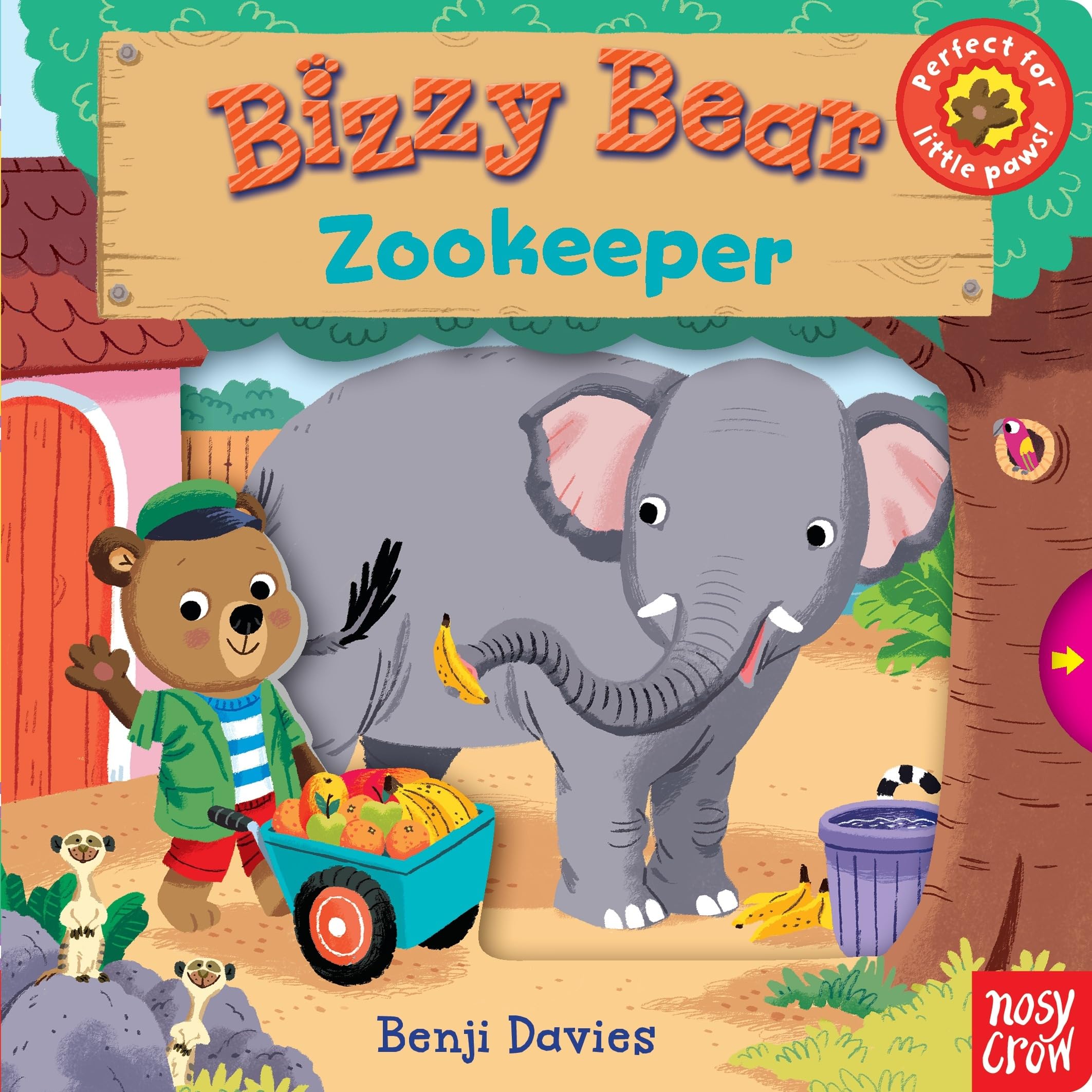 Bizzy Bear: Zookeeper: (Interactive Zoo Animal Board Book for Toddlers  With Sturdy Tabs and Slides to Push and Pull)
