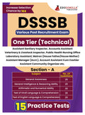 DSSSB Various Post Recruitment Exam 2024 | One Tier (Technical)  Asst. Sanitary Inspector, Matron, Laboratory Attendant, Veteri