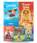 Story Books for Kids (Set of 5 Books)  Balaji, Vishnu, Balarama, Garuda, Vaishno Devi  Mythology Stories for Children  Read A