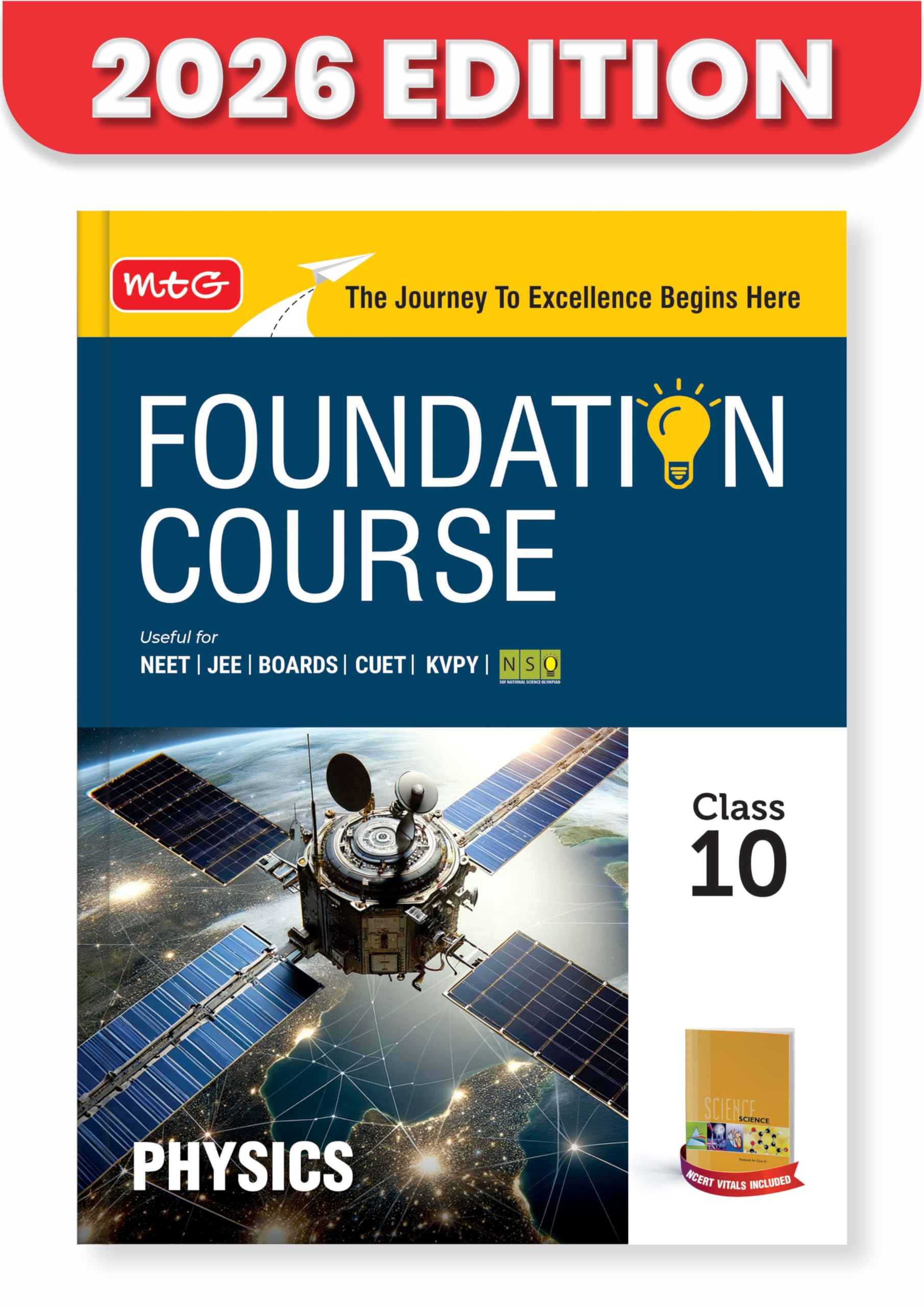 MTG Foundation Course Class 10 Physics For NEET, IITJEE, CUET & Boards Exams (Edition 20262027)