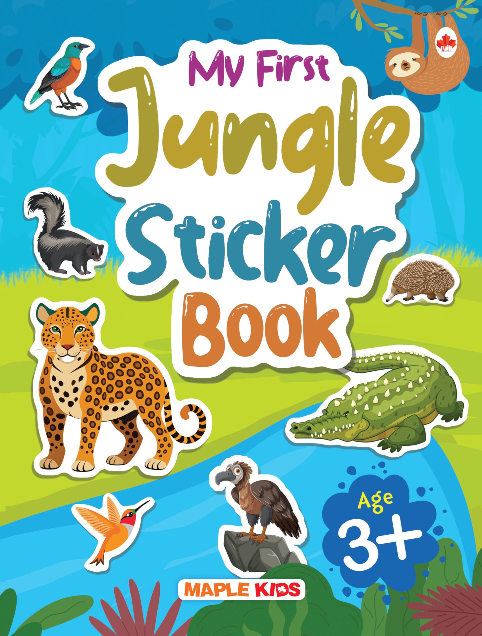 My First Sticker Book  Jungle  Activity Book for Kids  Stickers for Children  Age 3+ Years