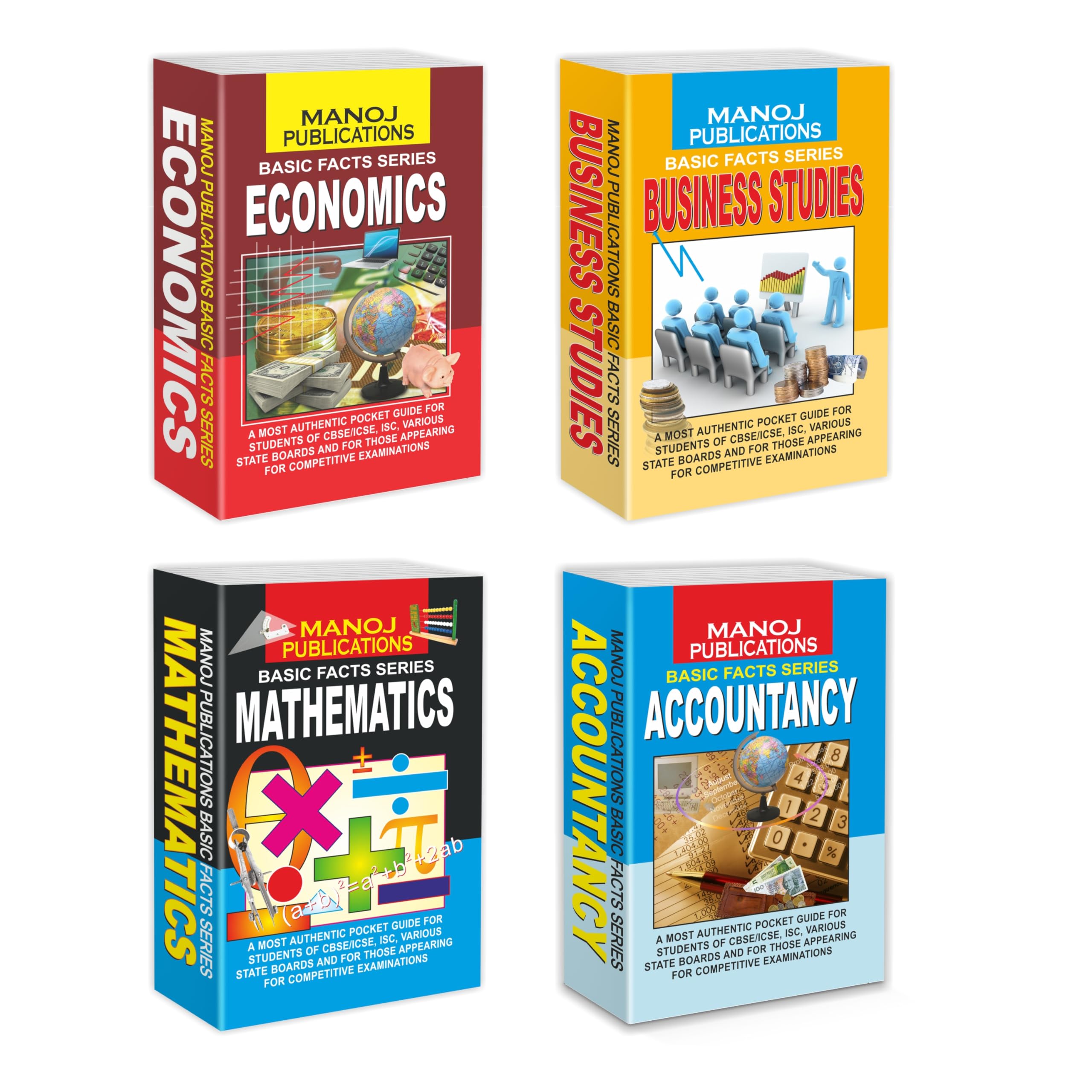 Basic Facts Series Combo For Commerce Students By Sawan | Set Of 4 (Pocket Master) Books [Paperback] Sawan; Sahil And Sashank