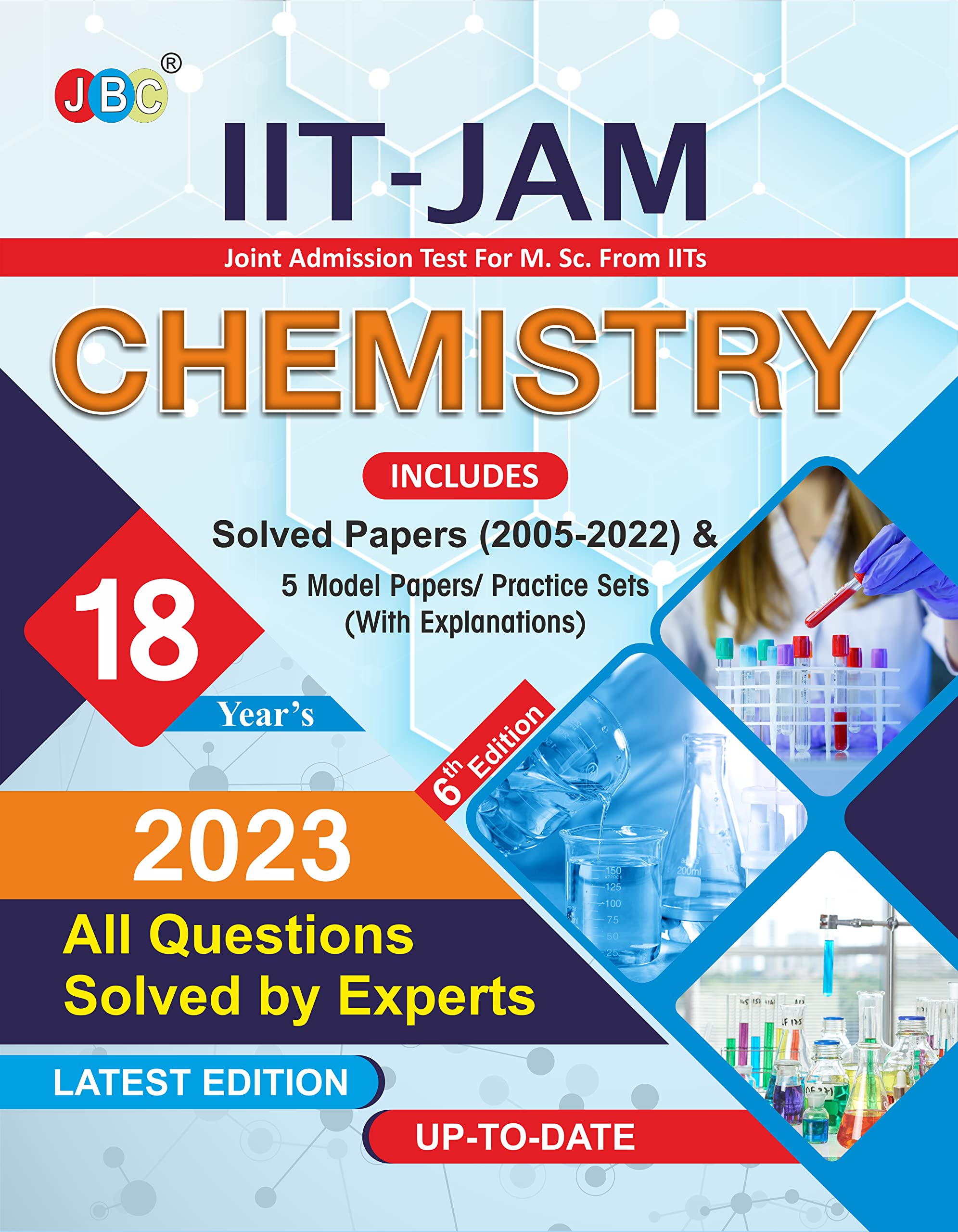 IIT JAM Chemistry Book For 2023, 18 Previous IIT JAM Chemistry Solved Papers And 5 Amazing Practice Papers, One Of The Best MSc 