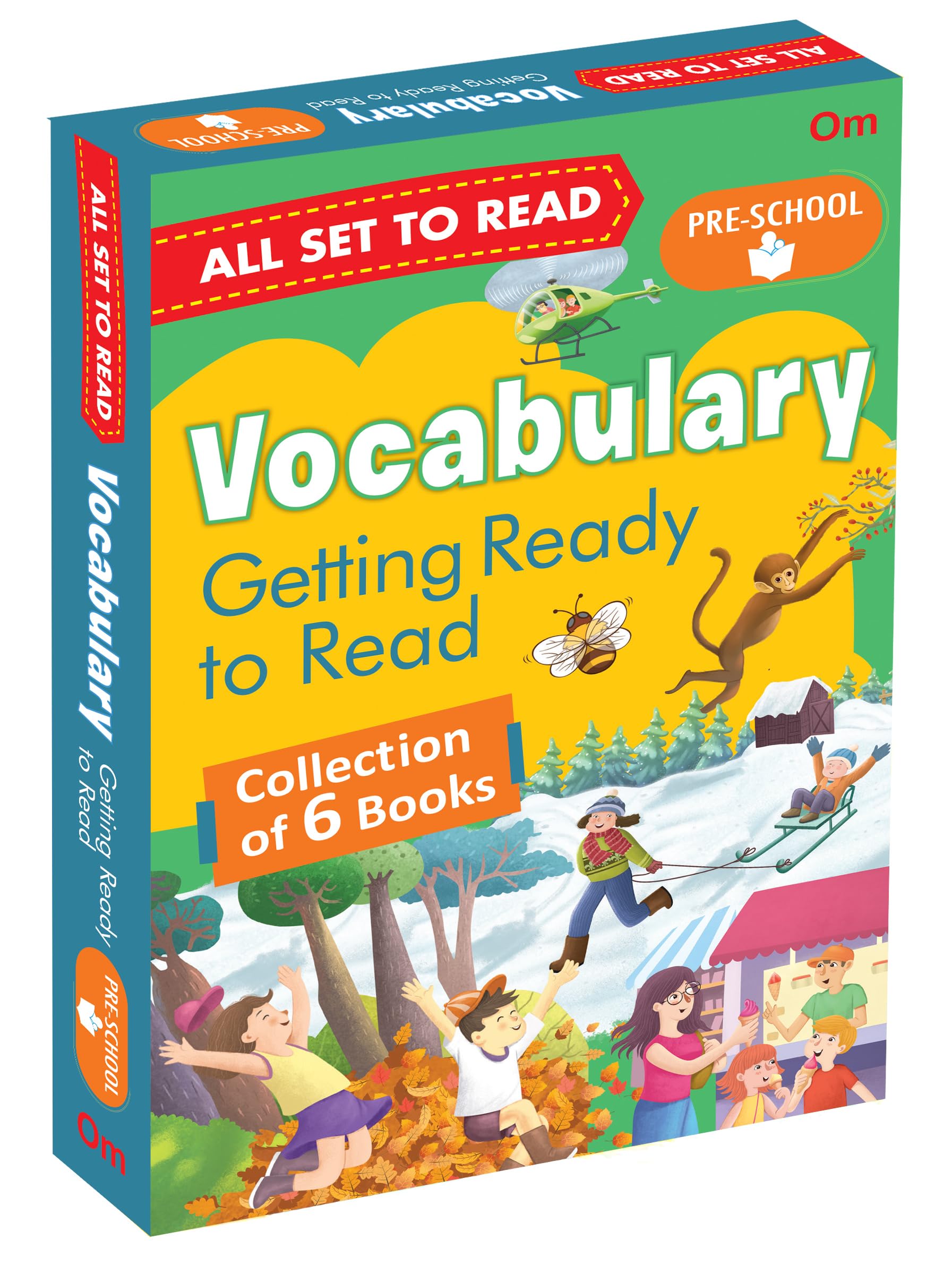 All Set to Read: My First Vocabulary Building PreSchoolers Learning Pack  Getting Ready to Read | Little Learners Word Kit | P