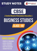 Cbse (Central Board Of Secondary Education) Class Xii Commerce  Business Studies TopicWise Notes | A Complete Preparation Stud