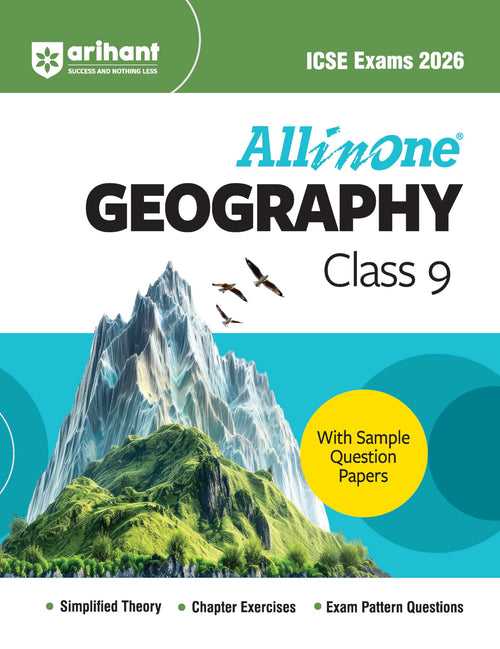 (Old Edition) Arihant All in one Geography Class 9 for ICSE Exams 2026
