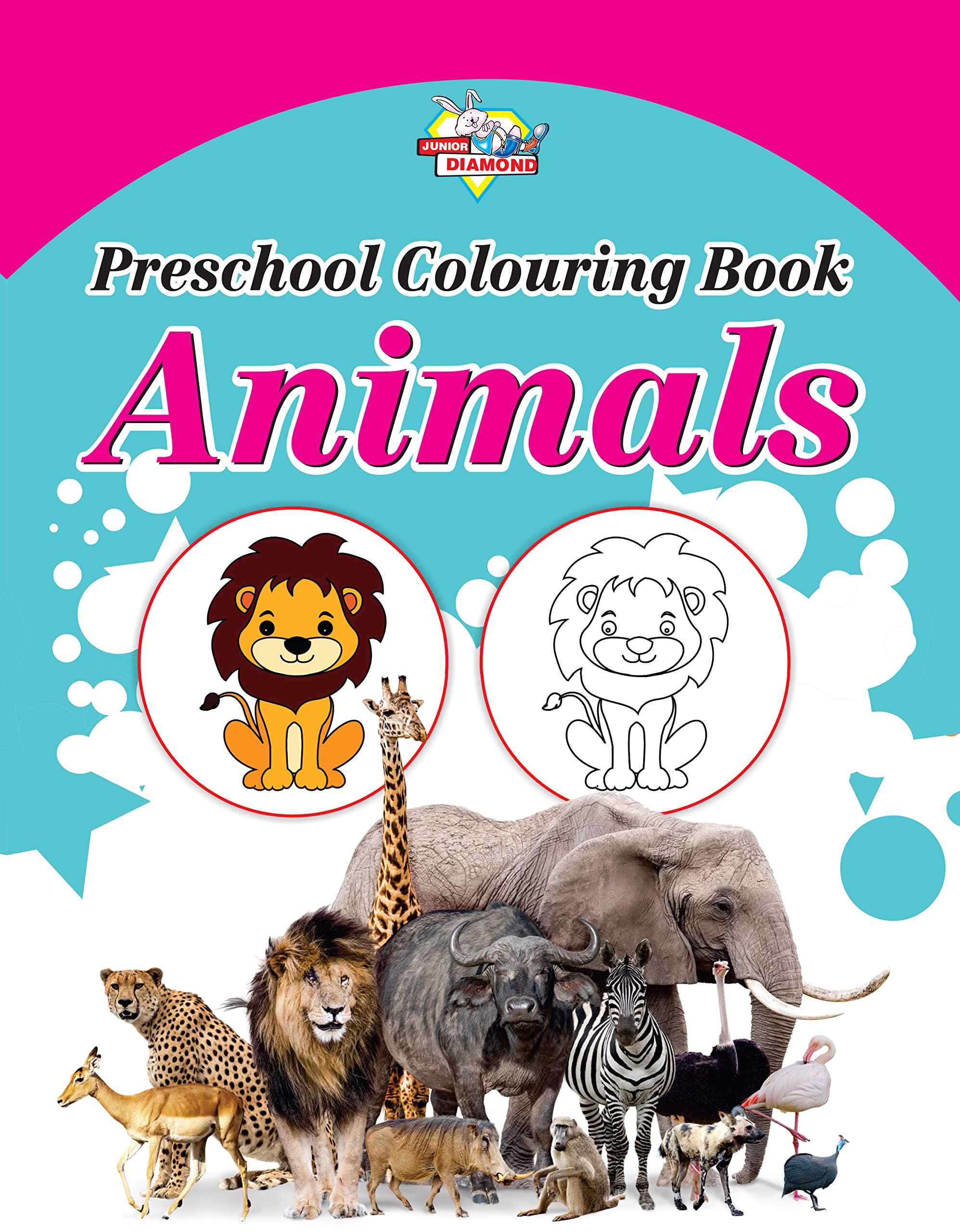 Preschool Colouring Book Animals PB English