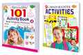 Brilliant Brain Activity Books | Pack Of 2 Books(V4) | Super Jumbo Combo For Collecters And Library Activity Books
