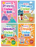 My First Sticker Books (Set of 4 Books)  Princess, Dinosaurs, Festivals and Experiences  Activity Books with 375+ Stickers  A