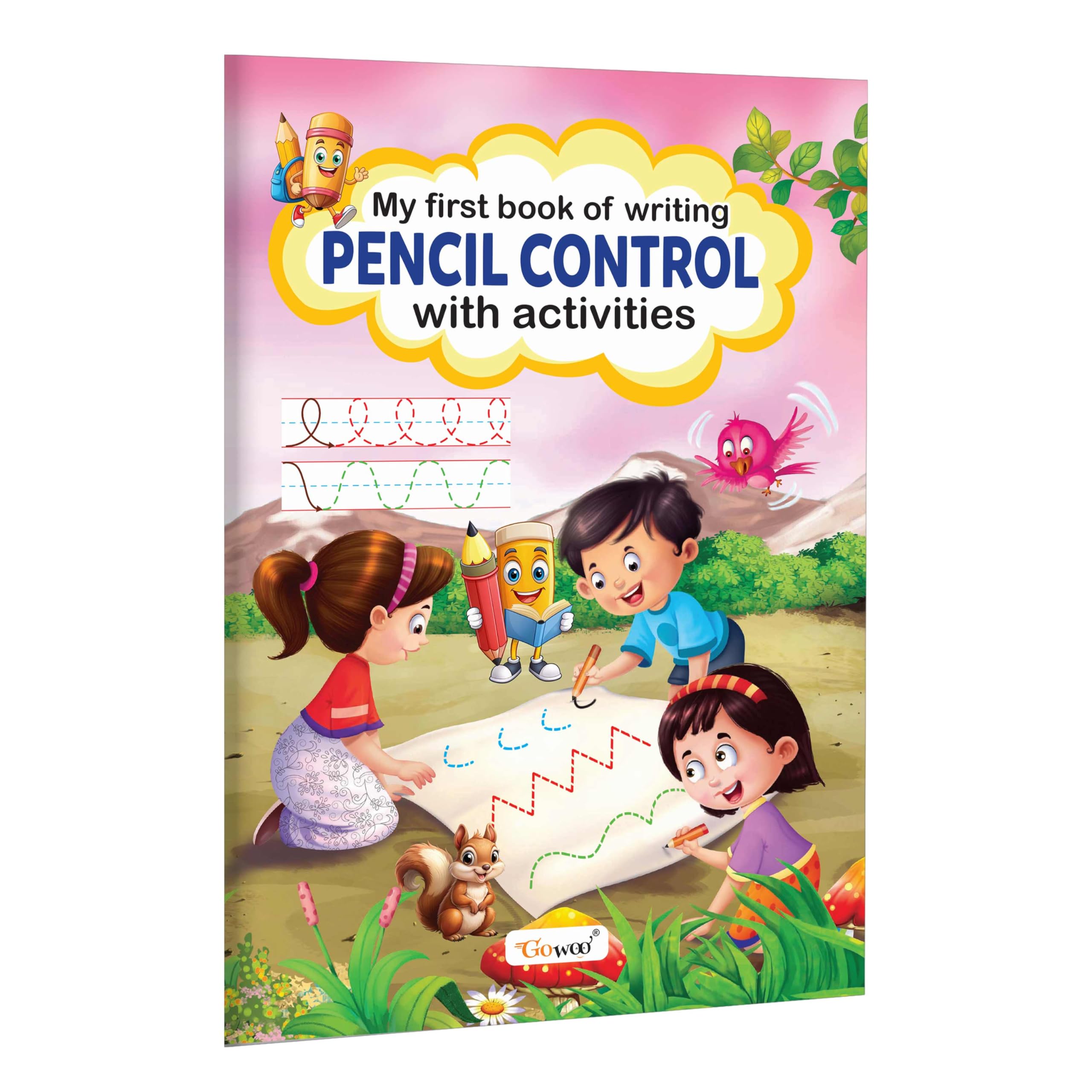 My First Book of Writing Pencil Control with activities : Toddlers activity book, learn pencil control for beginners, tracing ac