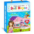 Make Own 3D Model Doll House Book 3x Early Learning Skills Booster Activity for Kids, Children and Toddlers Perfect Birthday Gif