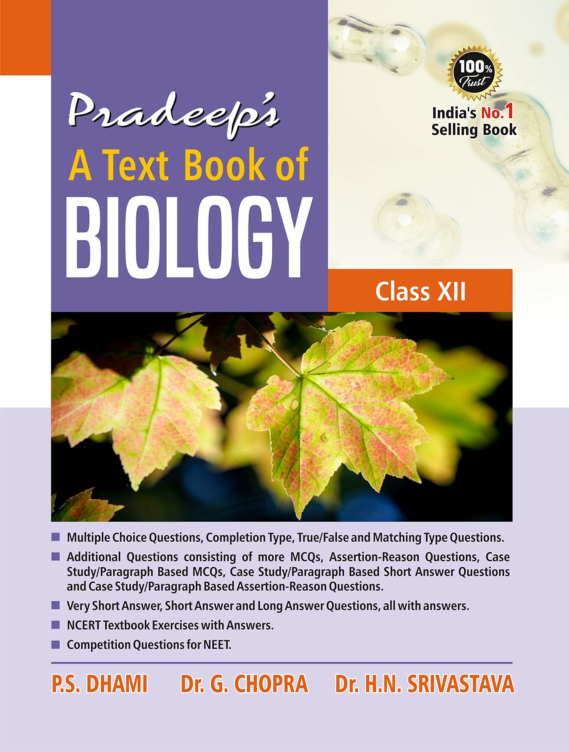 Pradeeps A Text Book of Biology for Class 12 (Examination 202223)