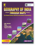 Geography of India : Through Maps (English) | For General Studies Academic, UPSC IAS & State PCS Civil Services Exams 2025 (Prel