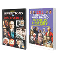 Biographies Of Famous Scientists | Set Of 2 Books | Great Inventions And Discoveries And 202 Scientists Who Shaped World History