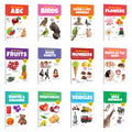 My First Book of ABC, Numbers, Fruits and more books (ENGHINDI) : Picture Books Collection for Early Learning, Learn with Pictu
