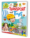 2 In 1 Copy To Colour Transport And Toys