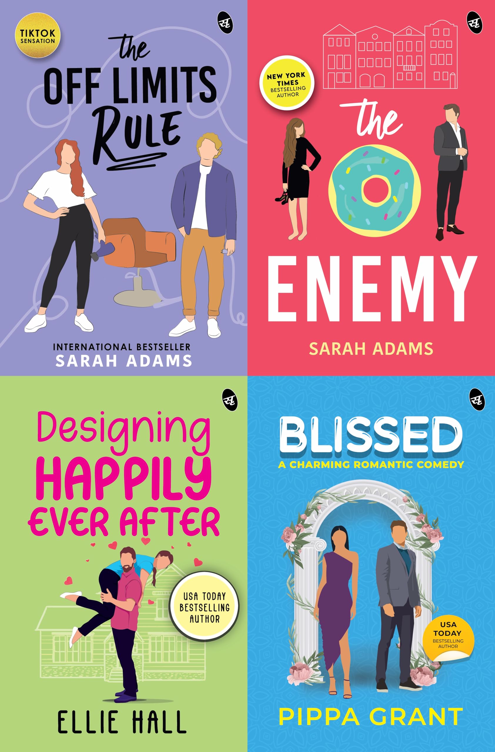 The Off Limits Rule I The Enemy I Designing Happily Ever After I Blissed  YA love stories combo