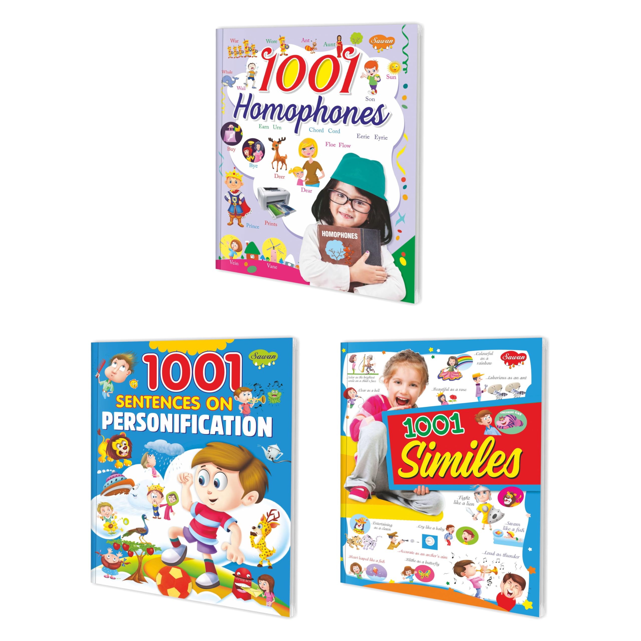1001 Great Grammar Series | Pack Of 3 Educational Books (V2)