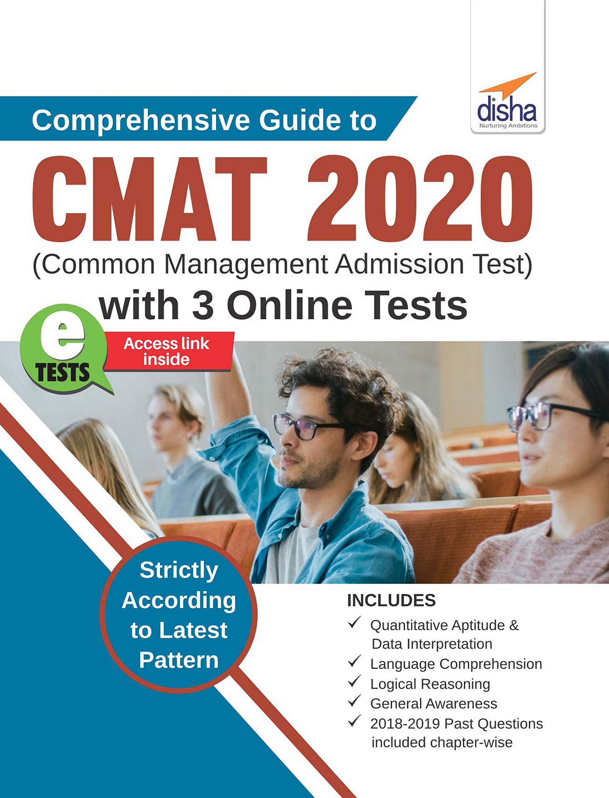 Comprehensive Guide To Cmat 2020 (Common Management Admission Test) With 3 Online Tests