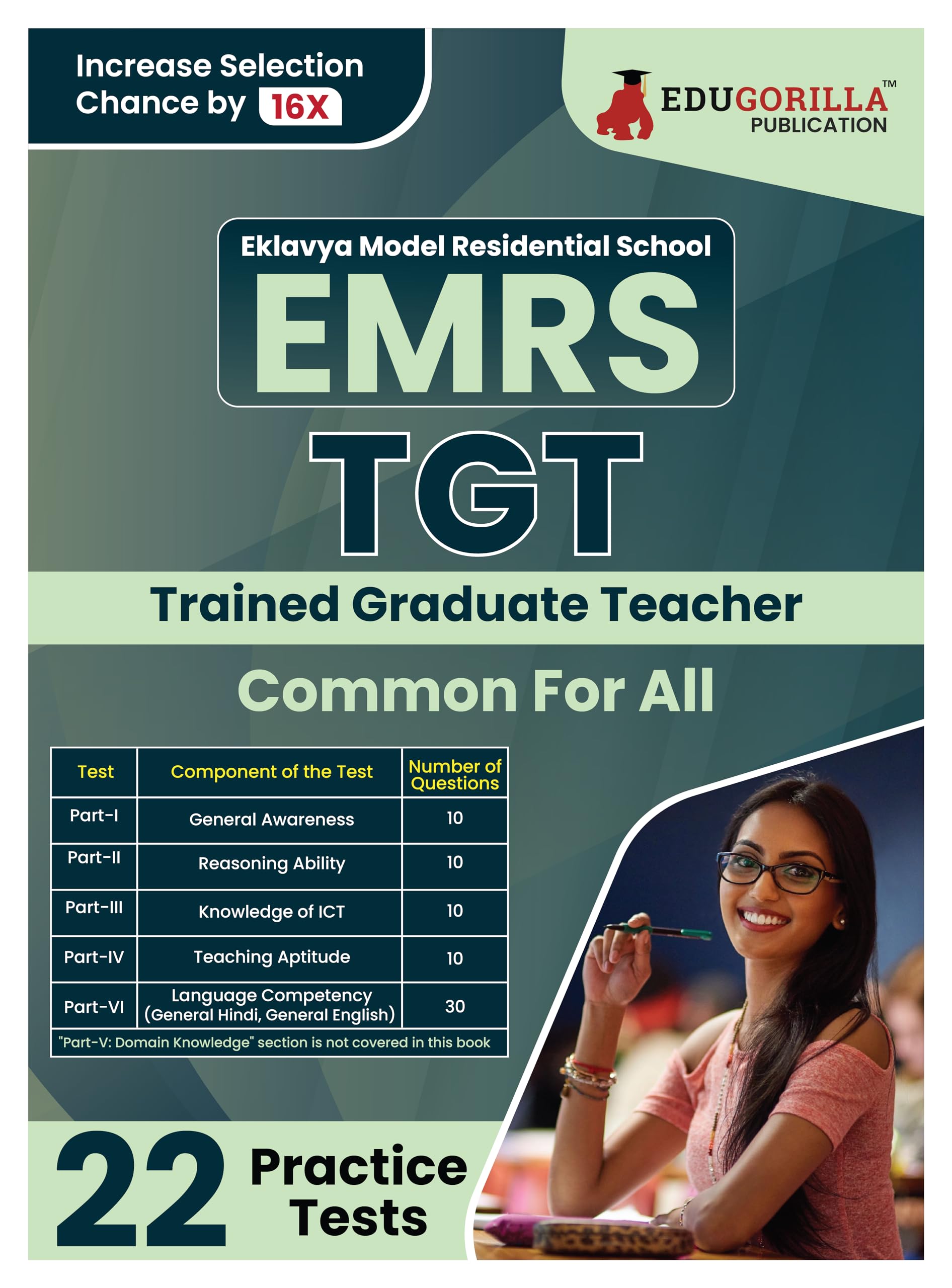 Emrs Tgt : Common For All Exam Book 2024 (English Edition) Eklavya Model Residential School Trained Graduate Teacher  22 Pract