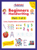 Beginners Handwriting  Part 1 Of 3  Lines, Capital Letters And Numbers (0 To 20)  Workbook For Age 4 To 6 Years