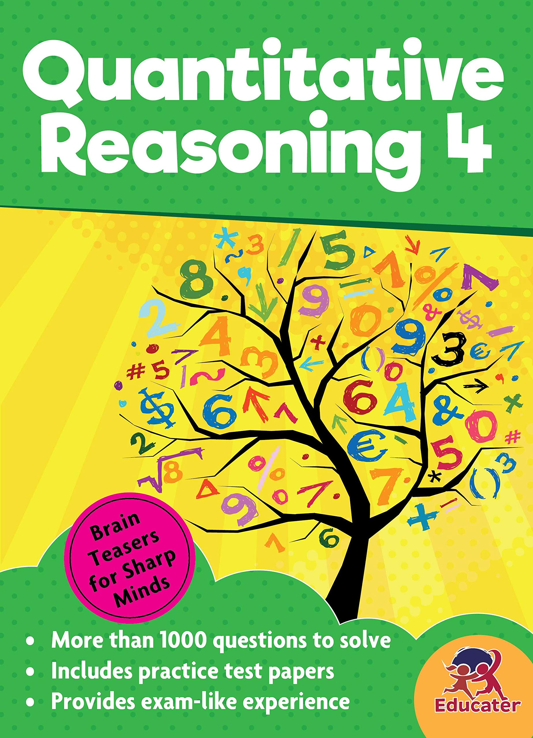 Team Pegasus Quantitative Reasoning Grade 4 Workbook for Kids Age 5+ | Fun & Interactive Activities to Strengthen Logical Thinki