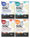 Disha Combo (4 Books) 85 TopicWise 2025  2010 Ssc Mathematics, English, Reasoning & General Awareness Previous Year Question B