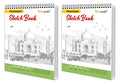 A5 Premium Sketch Book : Set of 2 Top SpiralBound Sketchpads, 36 Sheet Sketchbook  5.8 x 8.3 inches, 140 GSM Thick Paper For D