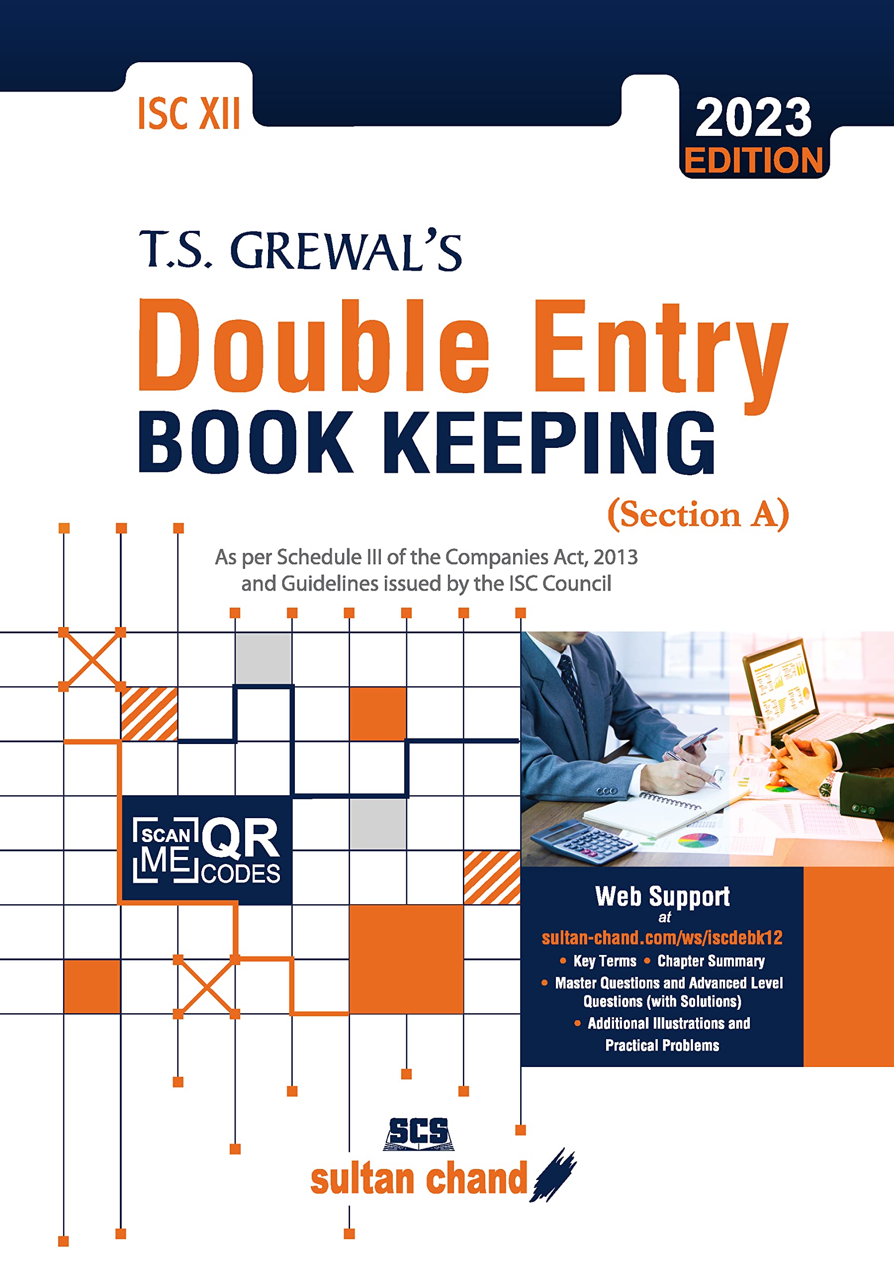 T.S. GrewalS Double Entry Book Keeping (Section A): Textbook For Isc Class 12 (202324 Examination)