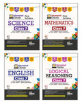 Disha Combo (4 books) Olympiad Champs Class 7 Science, Mathematics, English & Logical Reasoning with Chapterwise Previous 12 Ye