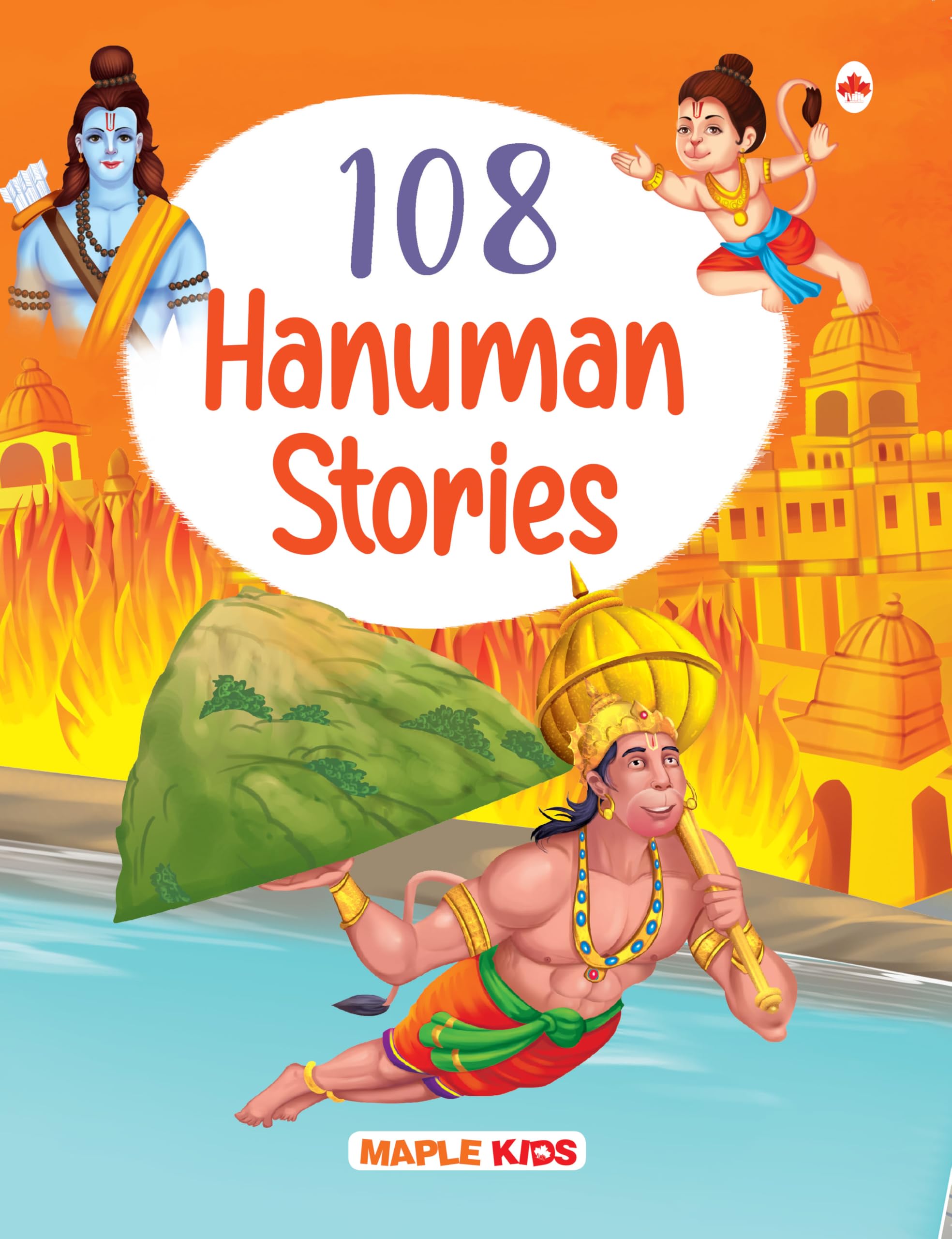 108 Hanuman Stories (Illustrated)  Story Book for Kids  English Stories for Children  Bedtime Stories  Moral Stories  Age 3