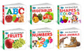 Early Learning Little Library Kids Children Baby Books Set For 1 Year Old to 3 Year Old , Set of 6 Books  Alphabets, Fruits, Ve