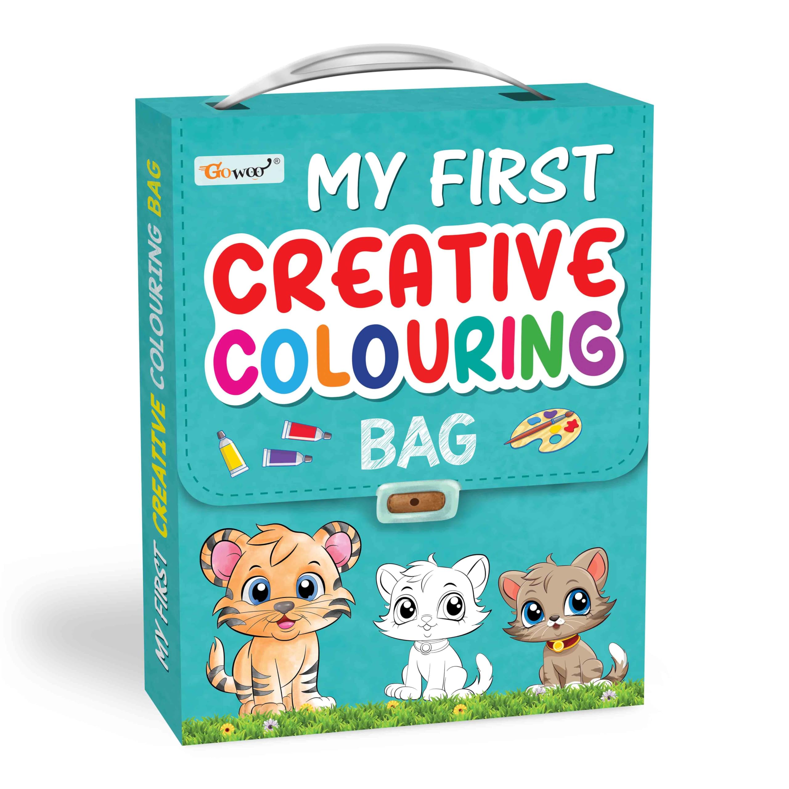 My first Creative colouring bag : Kids colouring book, My first colouring book, Colouring bag for young learners  Ages 312, Co