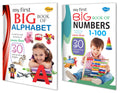 Sawan My First Big Book Of Alphabet And Numbers |Pack Of 2 Books
