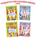 Etiquette for Children Pack of 4  Fun Guide to Good Manners, Polite Behavior, Social Skills, Magic Words, Compliments, and Ever