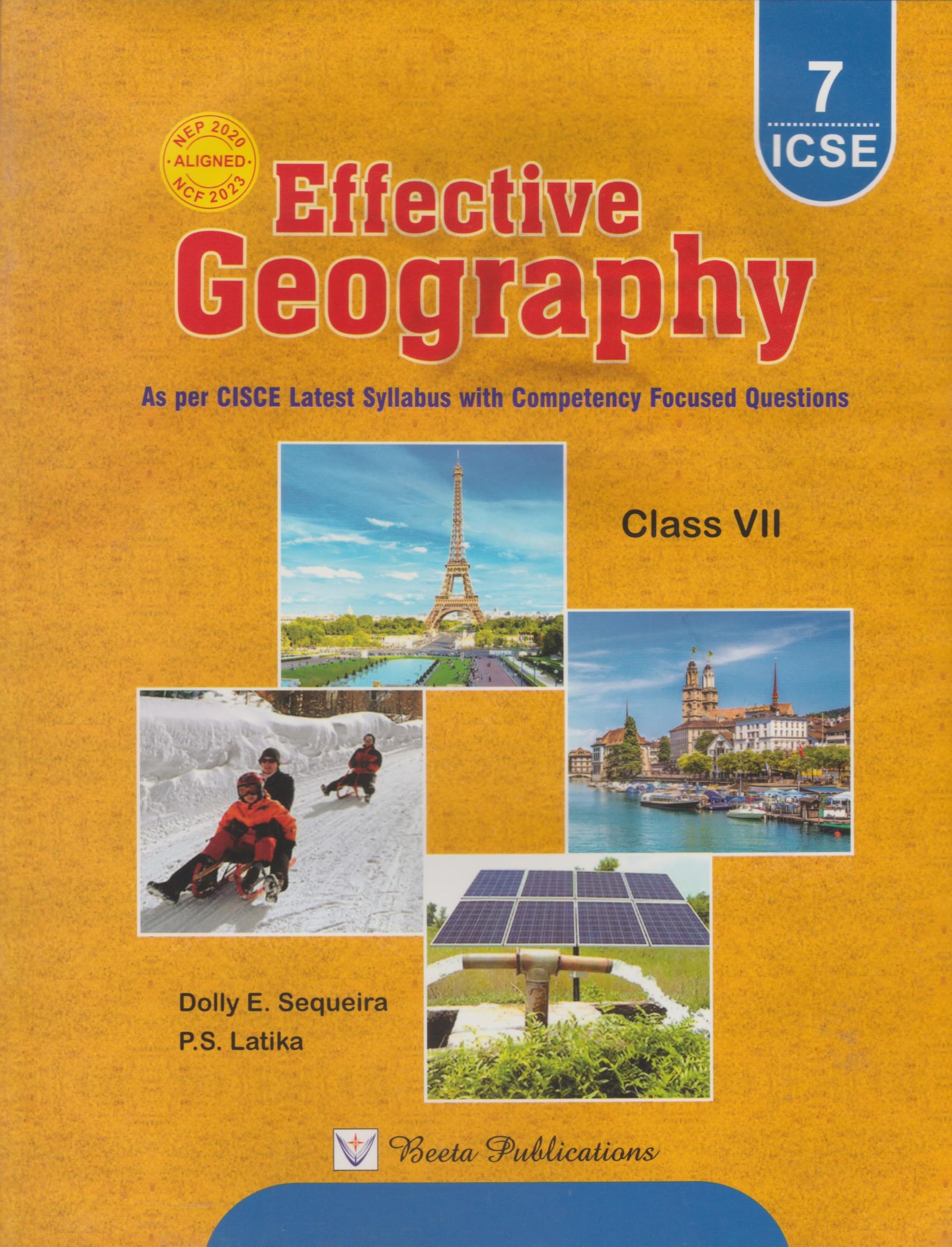 Effective Geography For Icse Class 7 | As Per Cisce Latest Syllabus With Competency Focused Questions