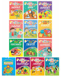 Colouring Books For Kids (Set Of 13 Books)  Alphabet, Numbers, Birds, Flowers, Transport, Games, Cartoons, Objects, Rangoli, Dr