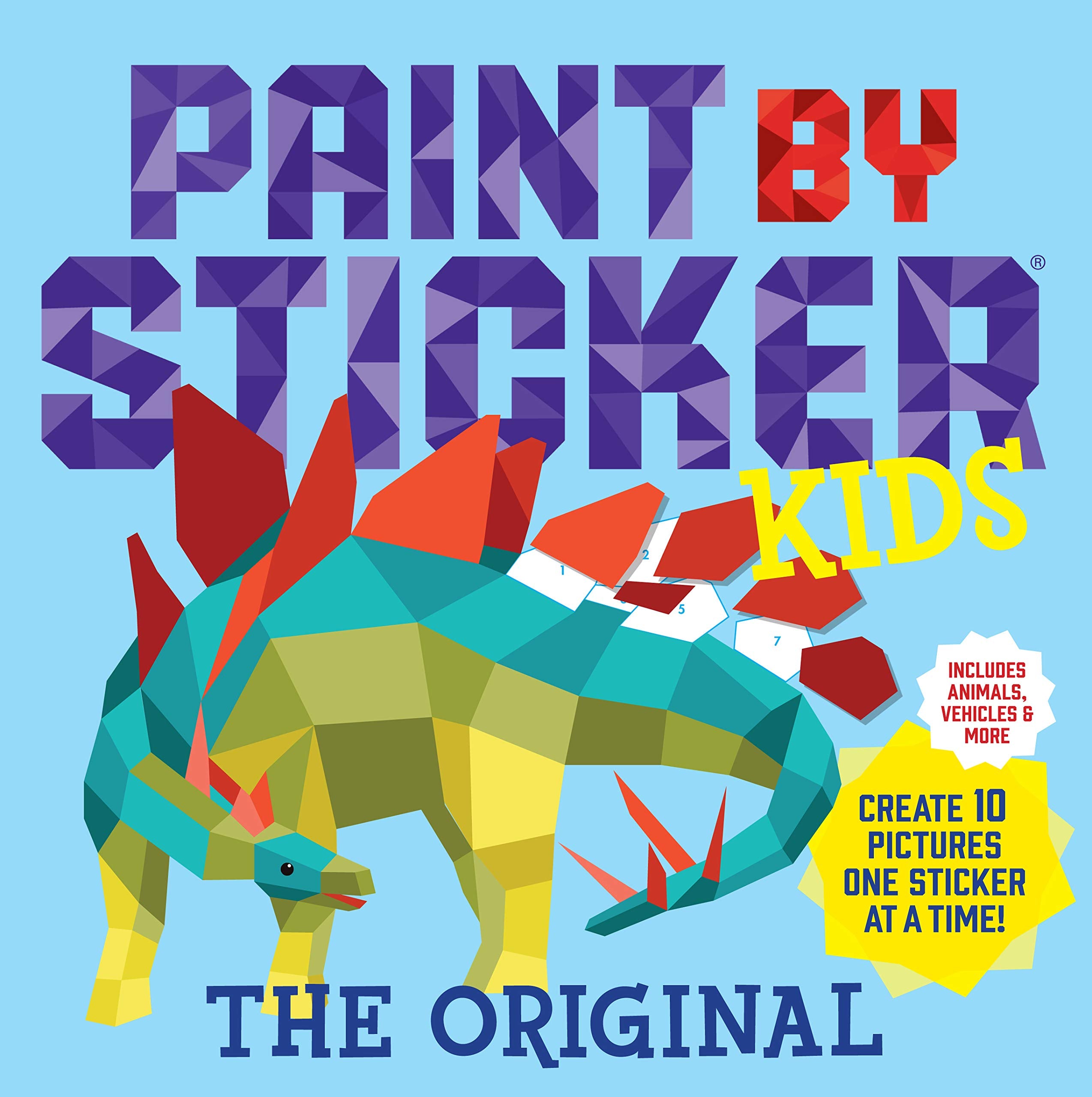 Paint by Sticker Kids, The Original: Create 10 Pictures One Sticker at a Time! (Kids Activity Book, Sticker Art, No Mess Activit