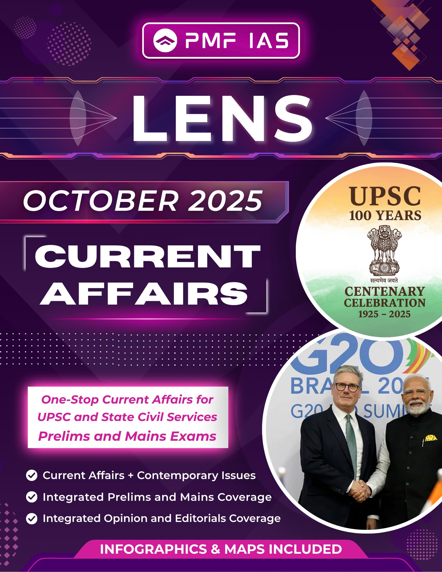 PMF IAS LENS October 2025 Current Affairs for UPSC and State Civil Services Exams