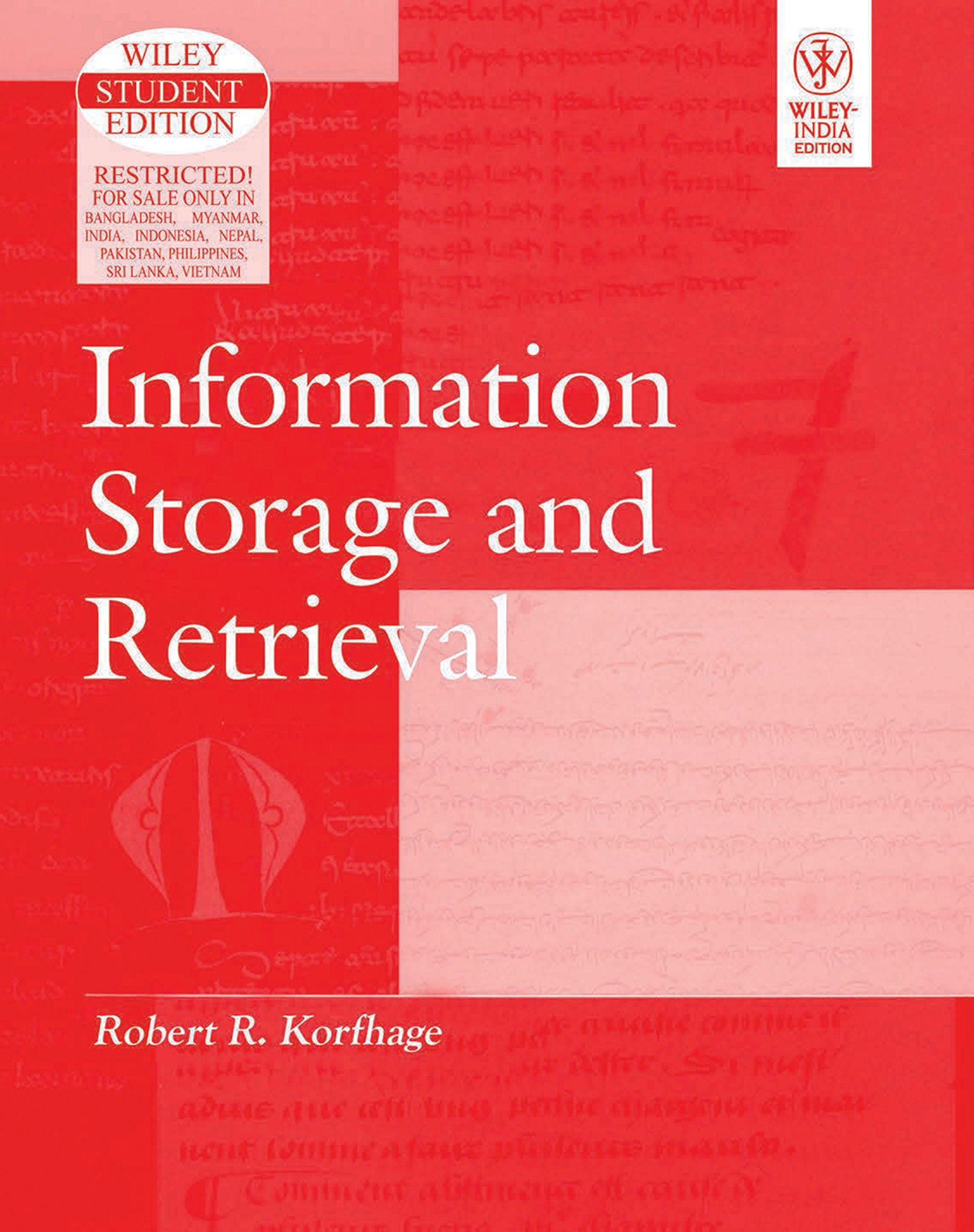 Information Storage And Retrieval