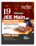 Disha 19 ShiftWise Jee Main Online 2025 Sessions I & Ii Previous Year Solved Papers (All Sittings) With Rank Predictor 4Th Edit