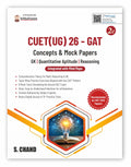 CUET (UG) GAT General Aptitude for Entrance Exam Book 2026 (2e) Best Mock Test | GK General Knowledge + Quantitative Aptitude Ma