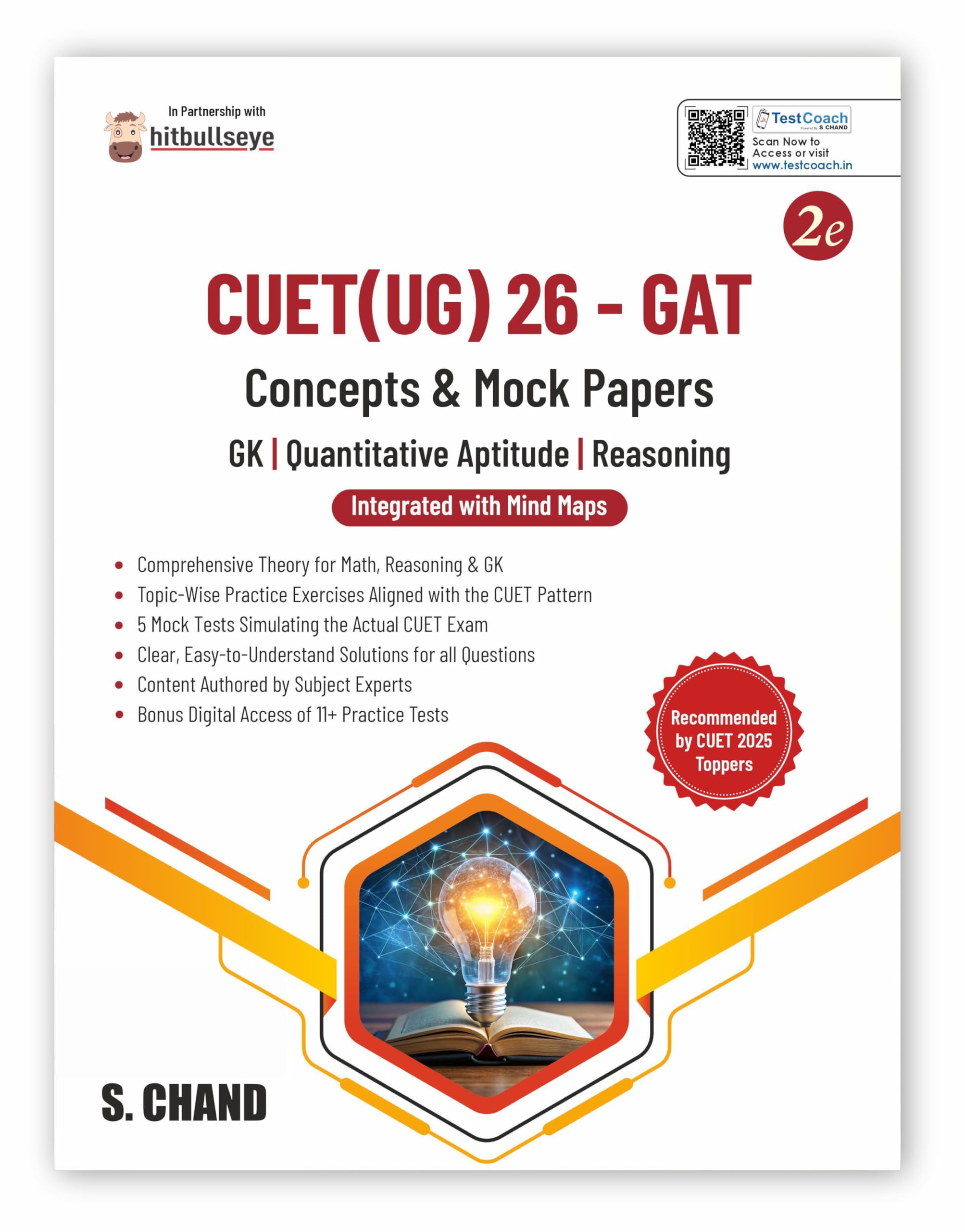 CUET (UG) GAT General Aptitude for Entrance Exam Book 2026 (2e) Best Mock Test | GK General Knowledge + Quantitative Aptitude Ma